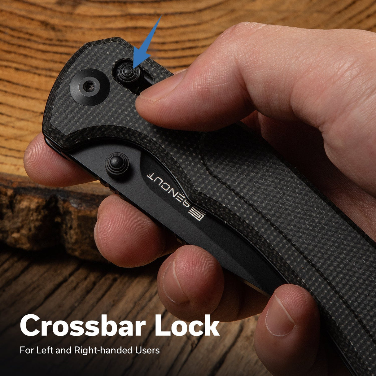 Slybolt | Green Micarta + Black 9Cr18MoV