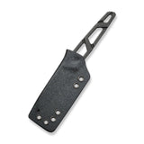 Texo - Fixed Blade | Skeletonised Blackwash 9Cr18MoV