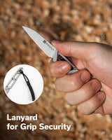 Texo - Fixed Blade | Skeletonised Stonewash 9Cr18MoV