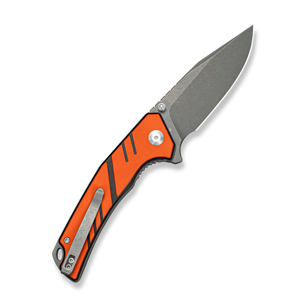 Quirk | Orange & Black G10 + Stonewash D2