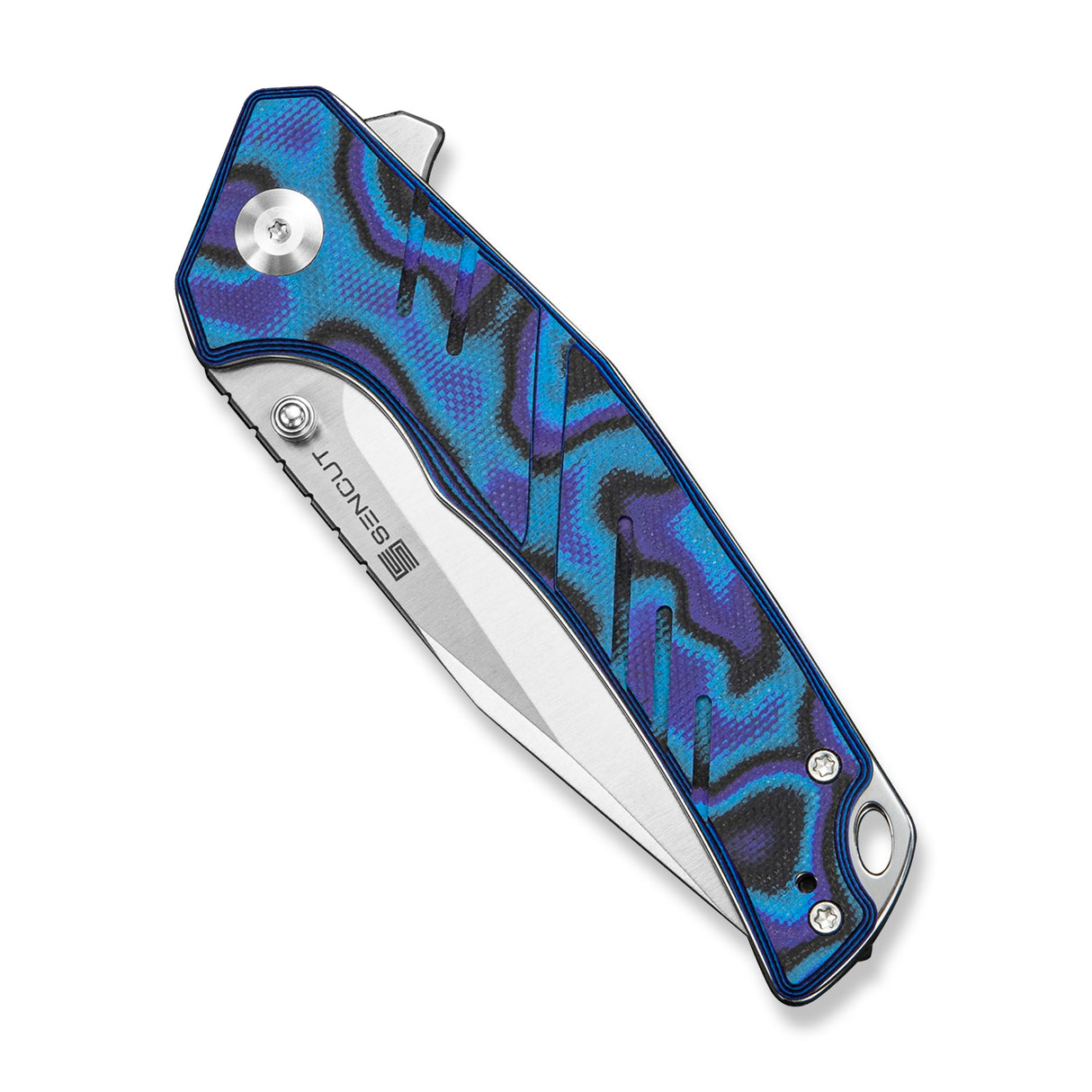 Quirk | Blue, Purple & Black G10 + Satin D2