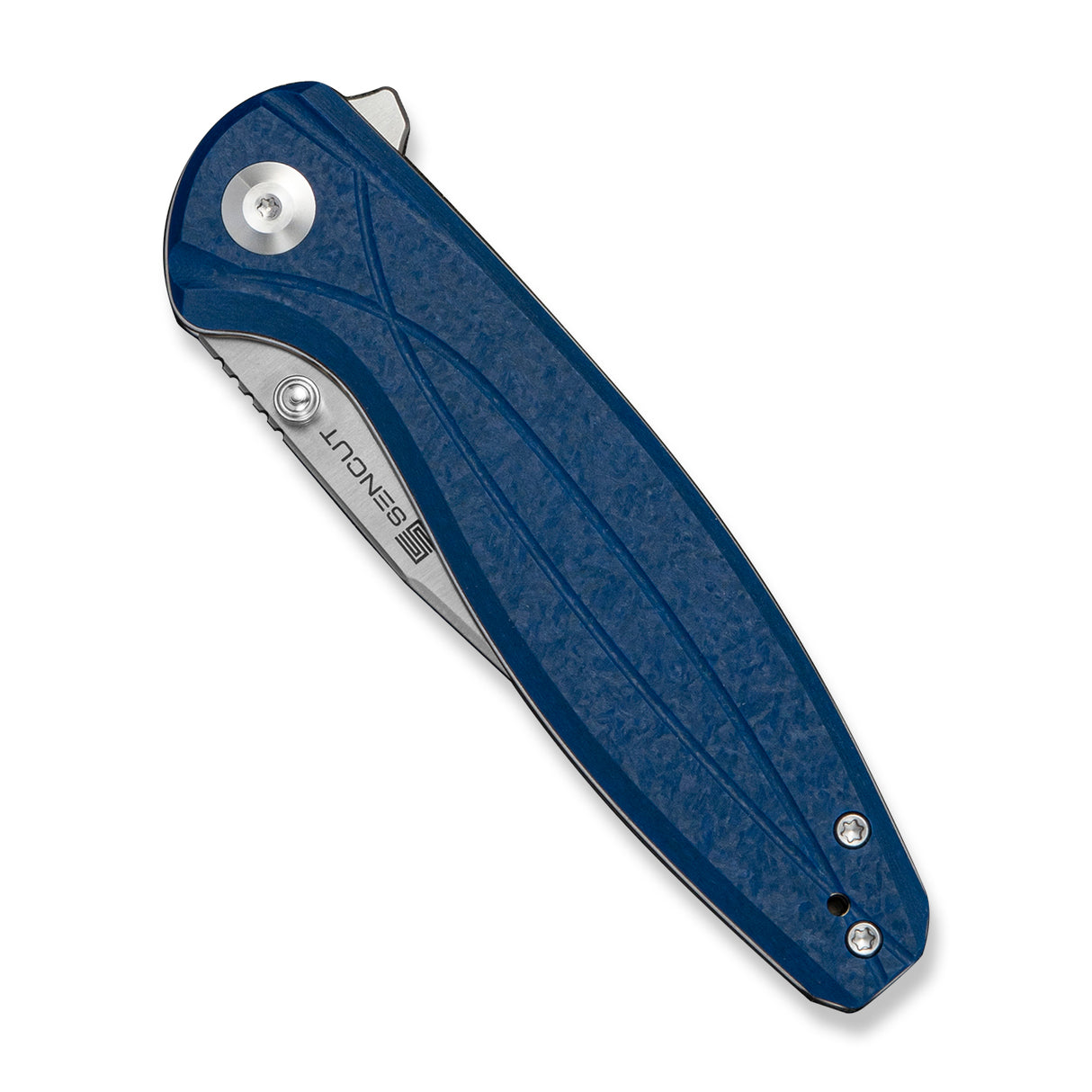 Vyrce | Blue Shredded G10 + Satin D2