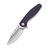 Vyrce | Purple Micarta + Satin D2