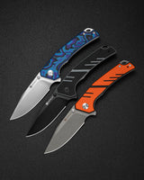 Quirk | Orange & Black G10 + Stonewash D2