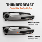 Thunderbeast | Blue Ti + Bead Blast/SW M390 - A4303