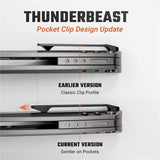 Thunderbeast | Blue Ti + Bead Blast/SW M390 - A4303