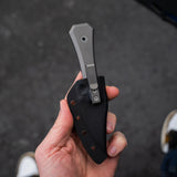 Ti Pocket Bowie Fixed Blade - AUX MFG x Big Idea Design