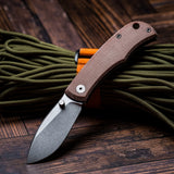 Urban EDC Baby Nessie - Brown Micarta