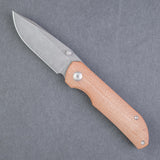 Urban EDC Micro Shrike - Brown Micarta