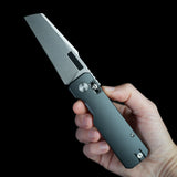 Aura Talon | Grey Aluminium + Stonewash 14C28N