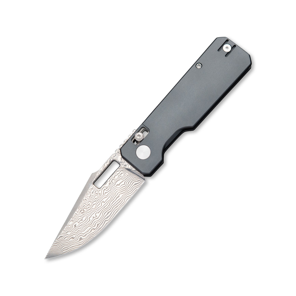 Aura Drop Point | Grey Aluminium + Dama