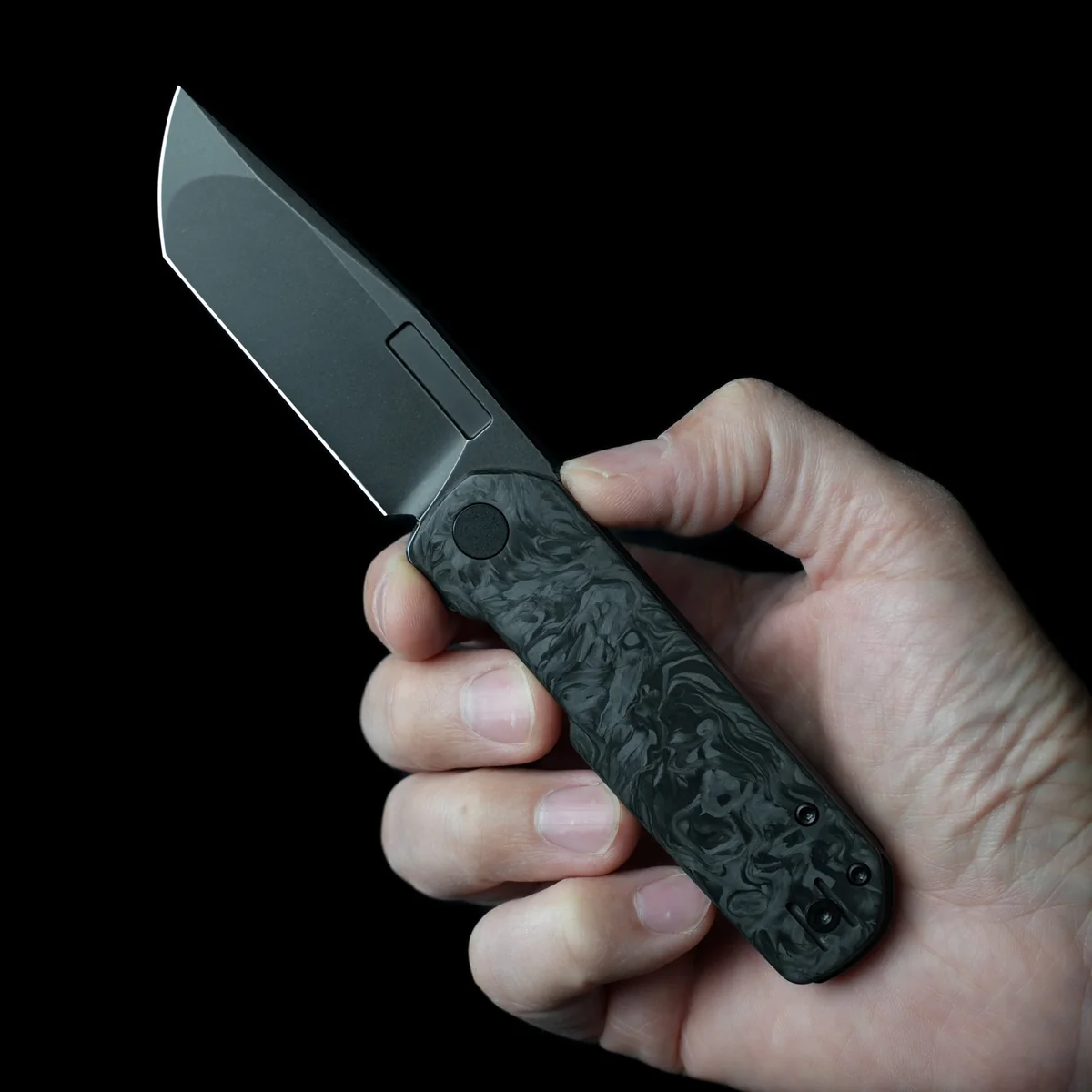 Avid 3 | Marble Carbon Fibre + Blackwash S45VN
