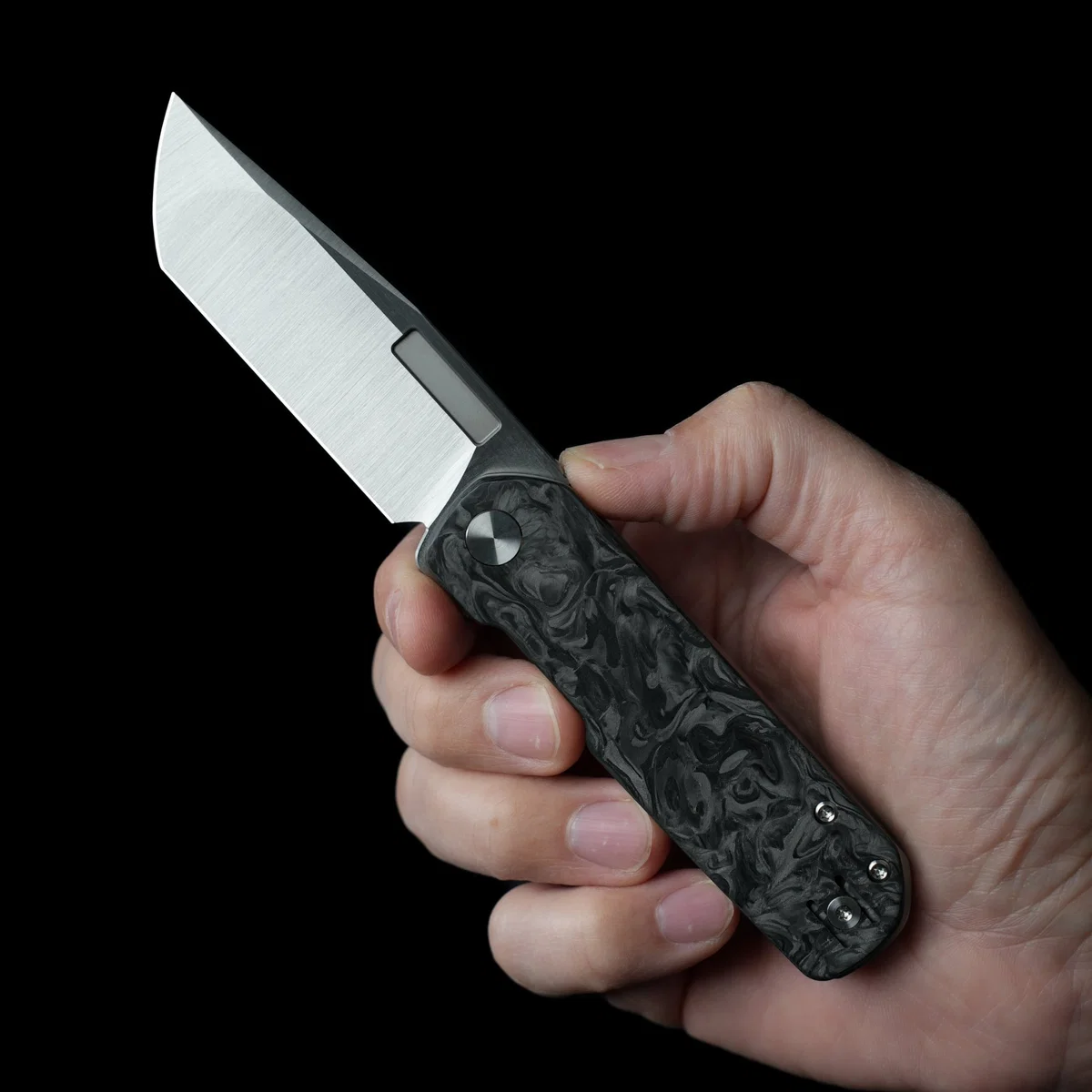 Avid 3 | Marble Carbon Fibre + Belt Satin S45VN