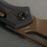 Kroc | Black Aluminium Copper Dune + Topo G10 - A1802