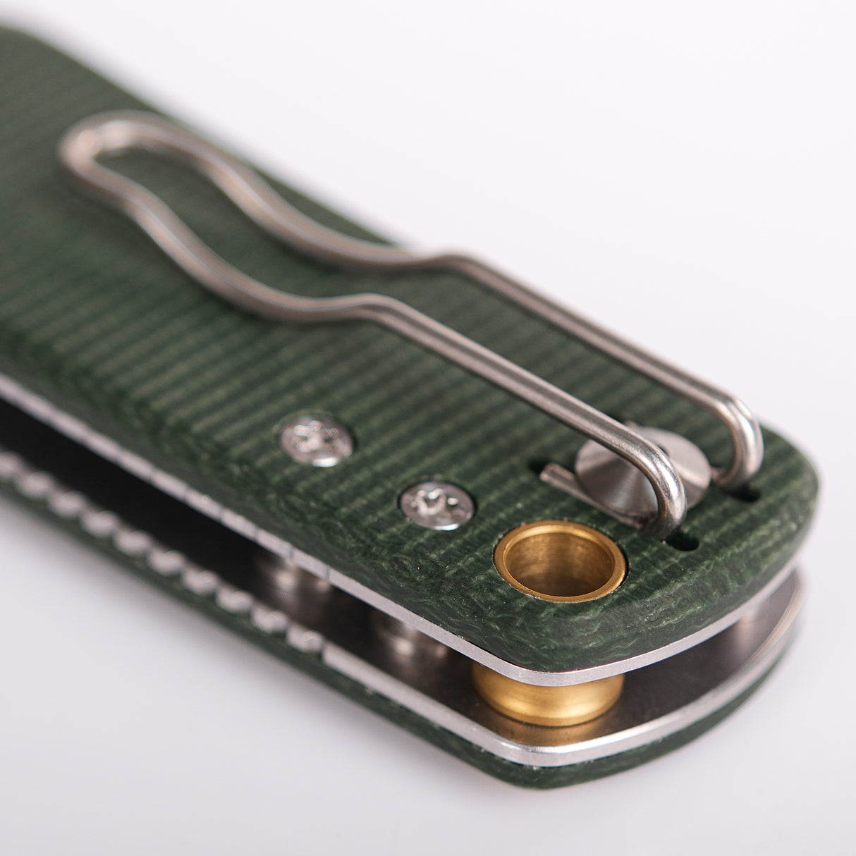 Porcupine | Green Micarta + Stonewash 14C28N - A2603