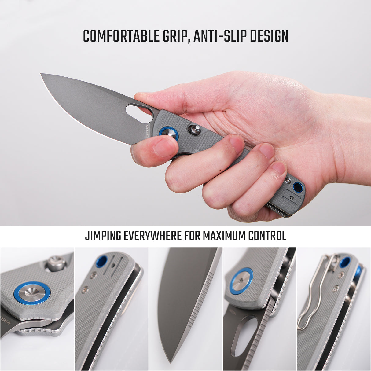 Porcupine | Grey G10 + Destroyer Gray 14C28N - A2607