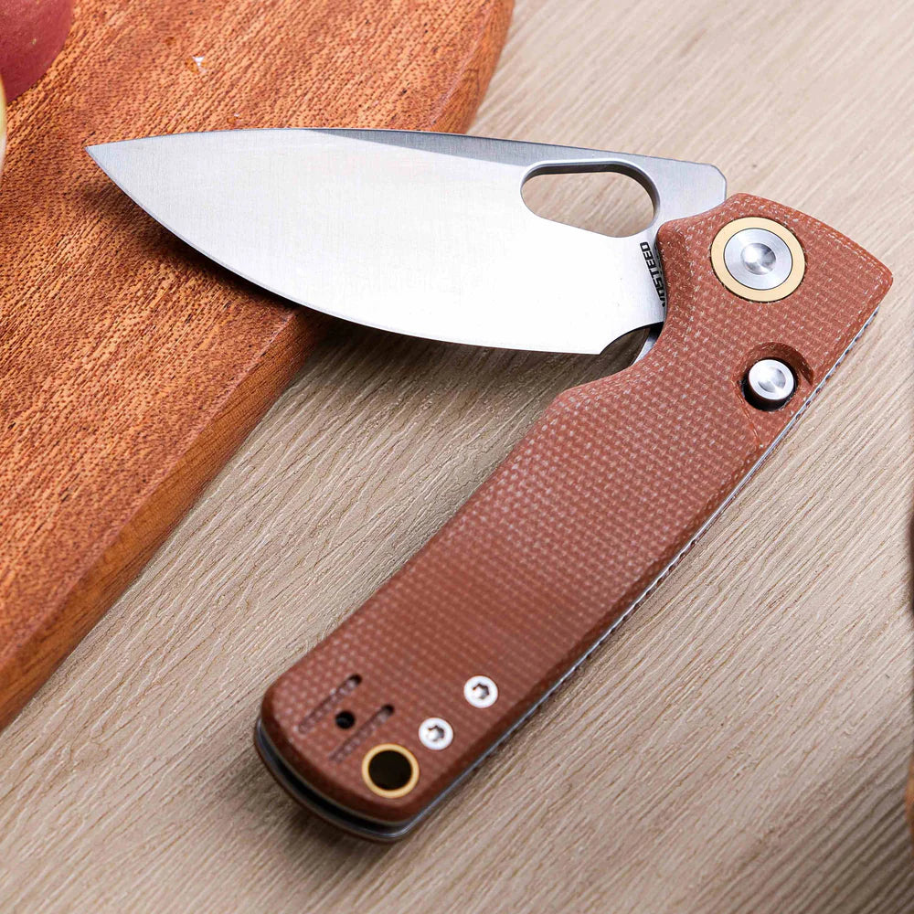 Porcupine | Natural Micarta + Satin 14C28N - A2604