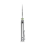 Vombat | Grey Aluminium + M390 Clip Point- A4101