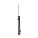 Vombat | Black Aluminium + Copper Dune M390 Drop Point - A4107
