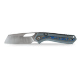 Kroc | Grey Aluminium + Ocean Micarta - A1801
