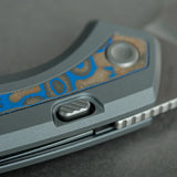 Kroc | Grey Aluminium + Ocean Micarta - A1801