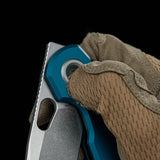 Ankylo | Blue Aluminium + Stonewash Elmax