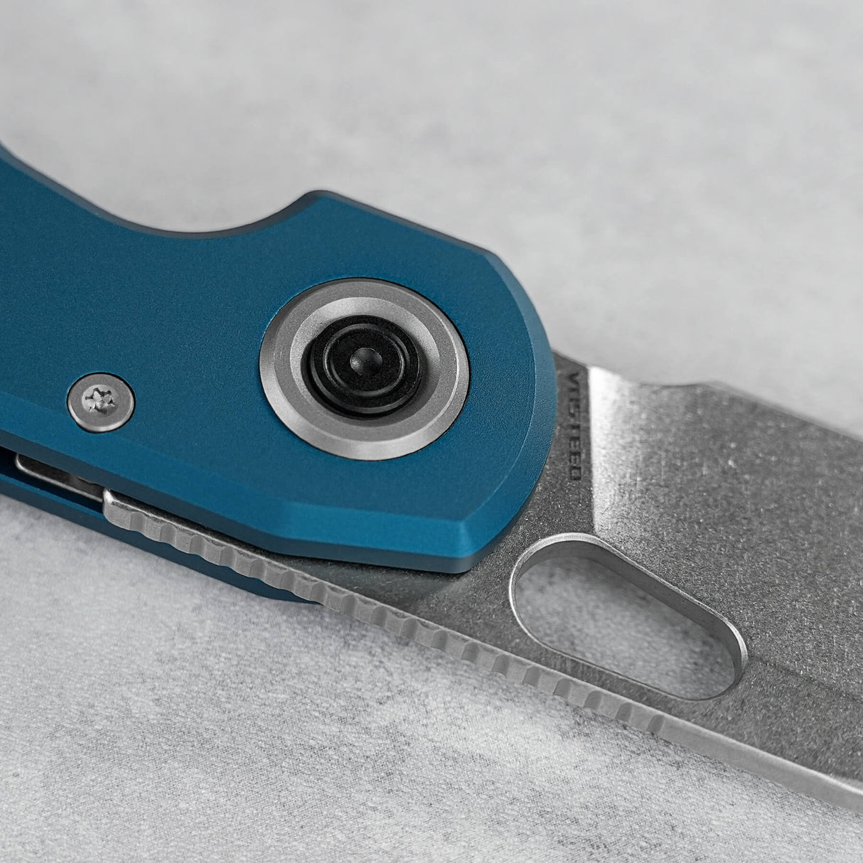 Ankylo | Blue Aluminium + Stonewash Elmax