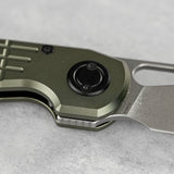Ankylo | Olive Drab Aluminium + Stonewash Elmax
