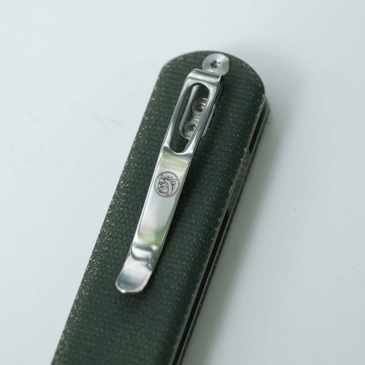 Corgi | Green Micarta + Stonewash 14C28N