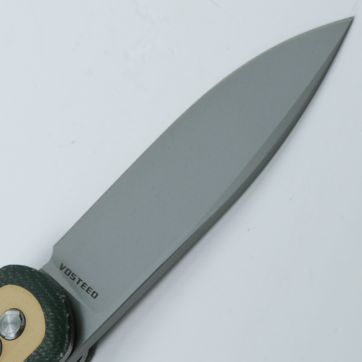 Corgi | Green Micarta + Stonewash 14C28N
