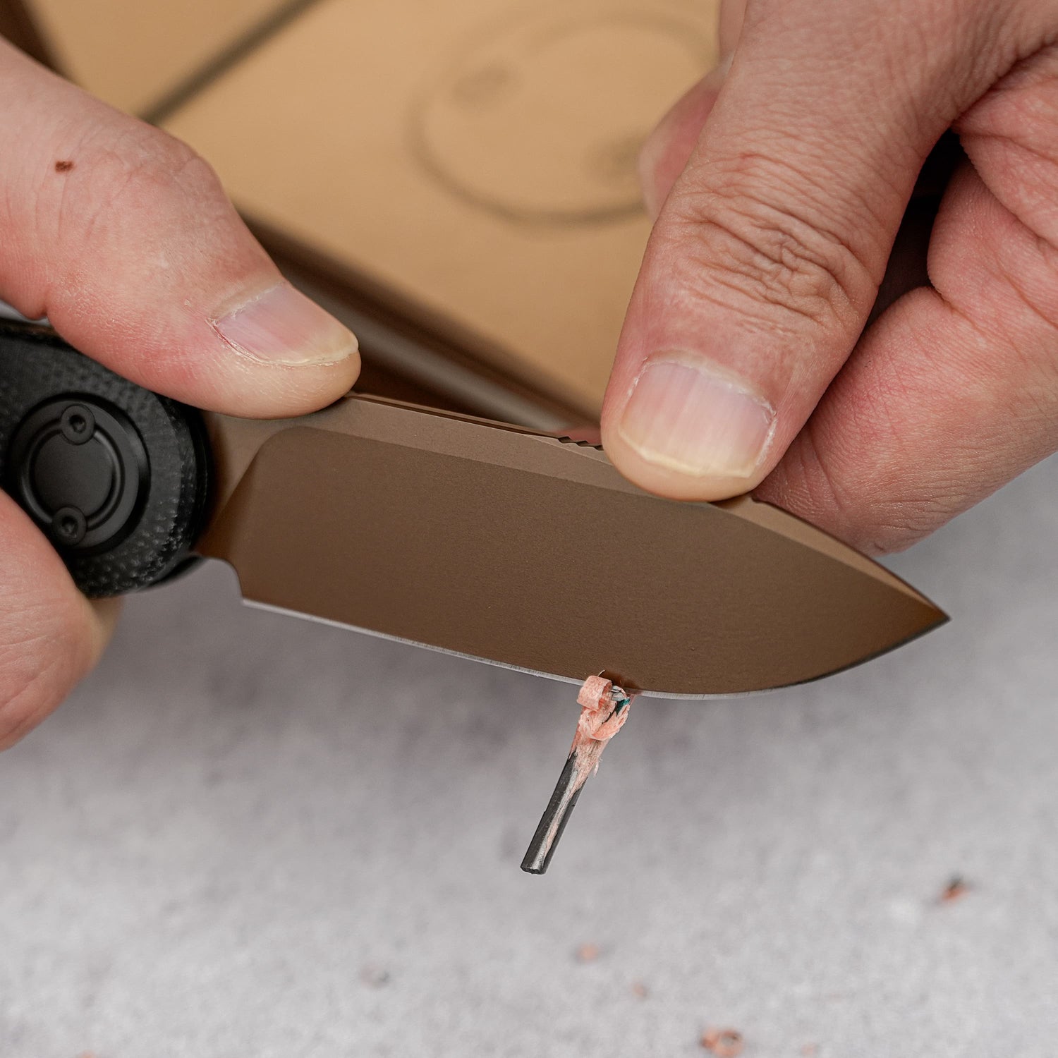 Corgi V 295 | Black Frag Micarta N690 - A3709