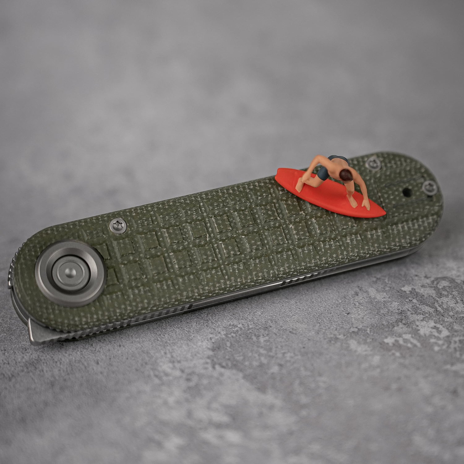 Corgi V 295 | Green Frag Micarta + N690 - A3710
