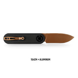 Corgi® V V | Black Aluminium + Copper Dune 154CM - A5101