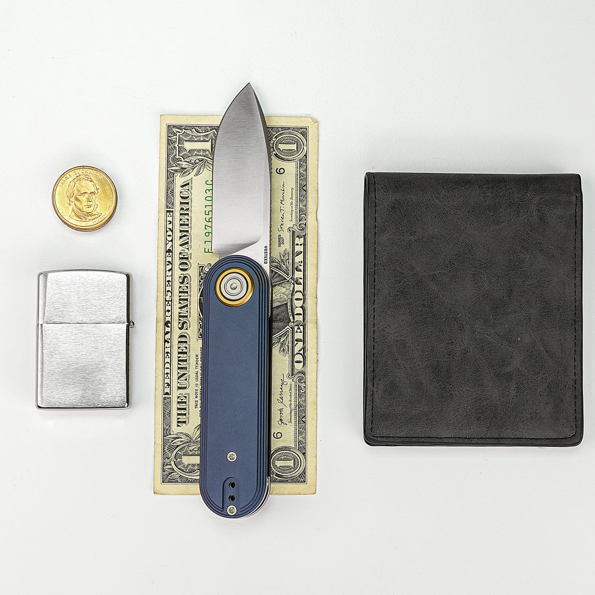 Corgi® V V | Dark Slate Blue Auminium + Satin 154CM - A5103