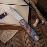 Corgi | Raindrop Micarta + 14C28N - A0734