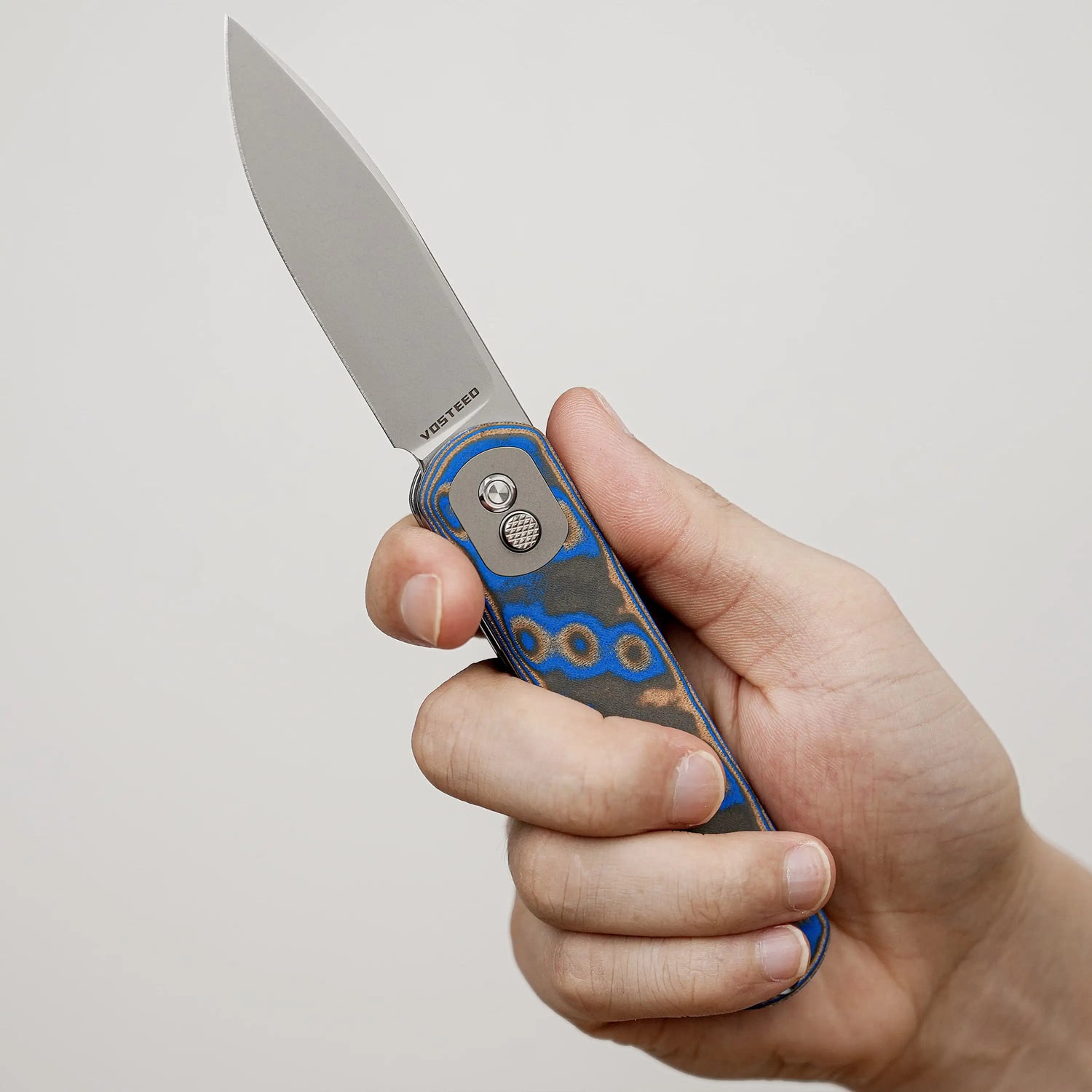 Corgi | Blue Ocean Micarta + 14C28N - A0733
