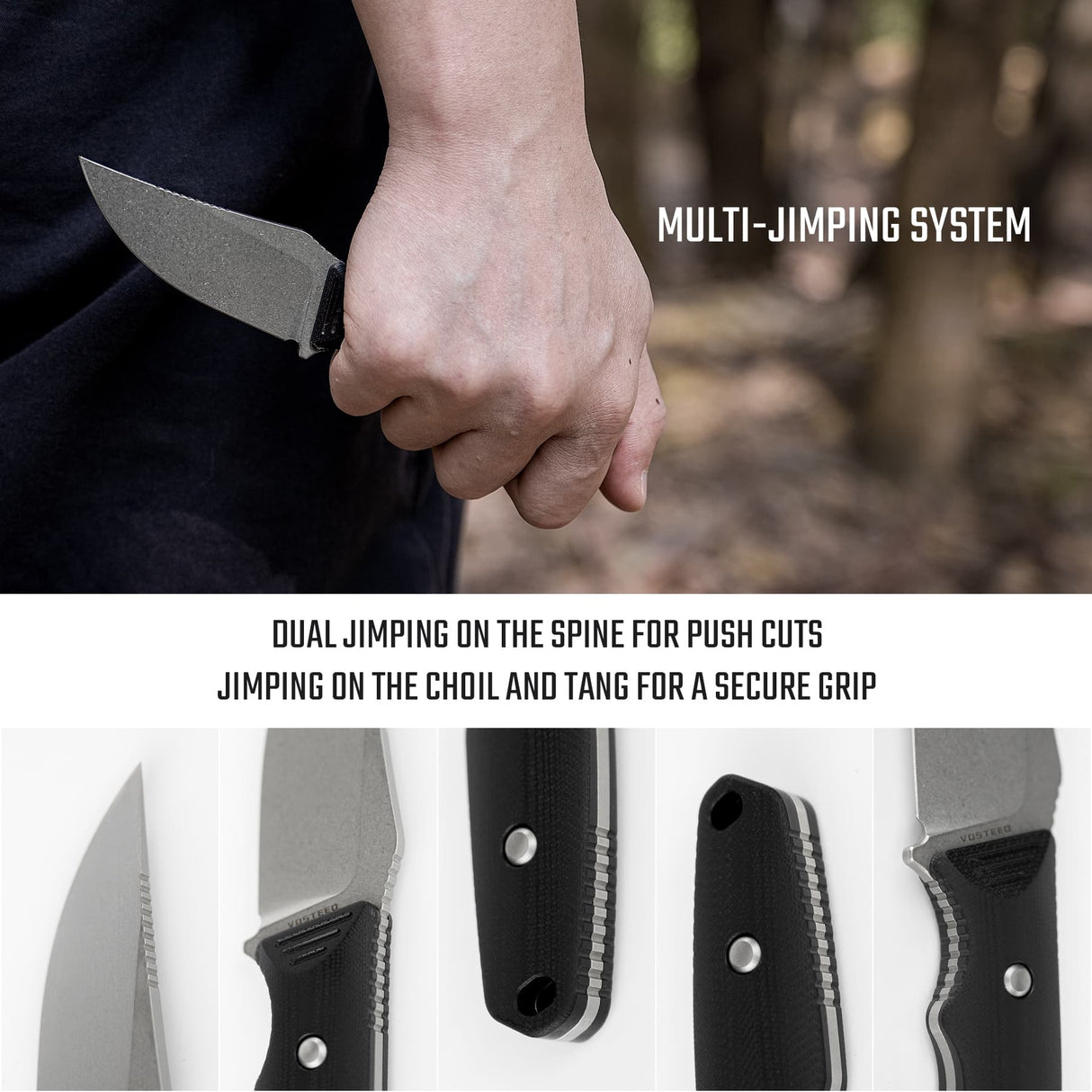 H-Back | Black G10 + Nitro-V - D0404