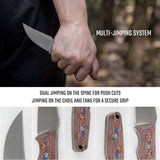 H-Back | Copper Raindrop Micarta + Nitro-V - D0406