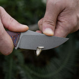 H-Back | Copper Raindrop Micarta + Nitro-V - D0406