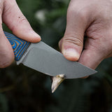 H-Back | Blue Ocean Micarta + Nitro-V - D0407