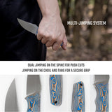 H-Back | Blue Ocean Micarta + Nitro-V - D0407