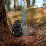 H-Back | Blue Ocean Micarta + Nitro-V - D0407