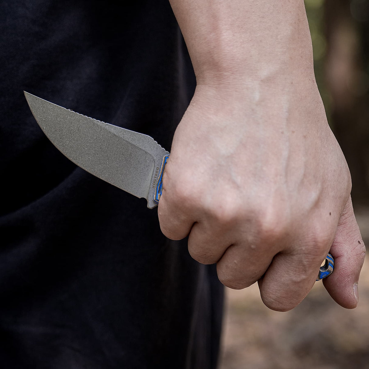 H-Back | Blue Ocean Micarta + Nitro-V - D0407