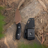 Inferno | Black G10 + Copper Dune 14C28N - D0801