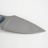 Inferno | Blue Ocean Micarta + Stonewash 14C28N - D0802