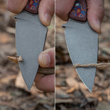 Inferno | Copper Raindrop Micarta + Stonewash 14C28N - D0803