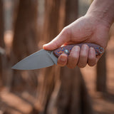 Inferno | Copper Raindrop Micarta + Stonewash 14C28N - D0803