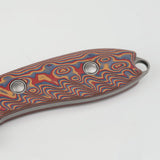Inferno | Copper Raindrop Micarta + Stonewash 14C28N - D0803