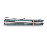 Marten | Blue Carbon Fibre + 154CM - A1609
