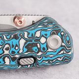 Marten | Blue Carbon Fibre + 154CM - A1609